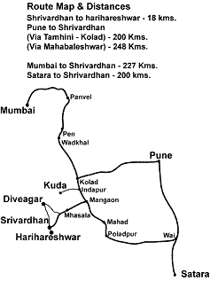Diveagar Harihareshwar Map