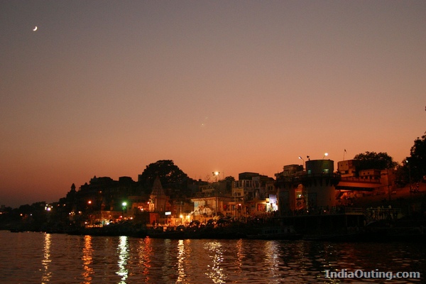 Varanasi India at Night