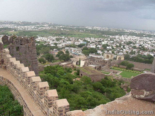 view from the fort