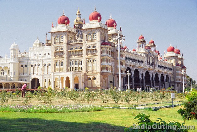 mysore palace during the day