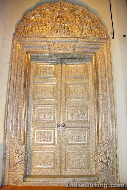 silver door