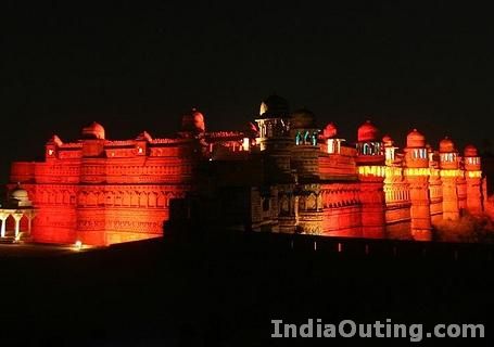 Gwalior Fort-light and sound show