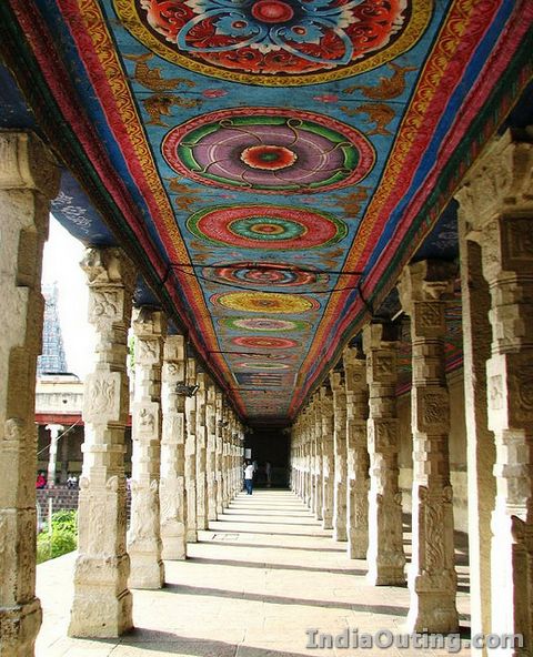 Madurai Temple walkway